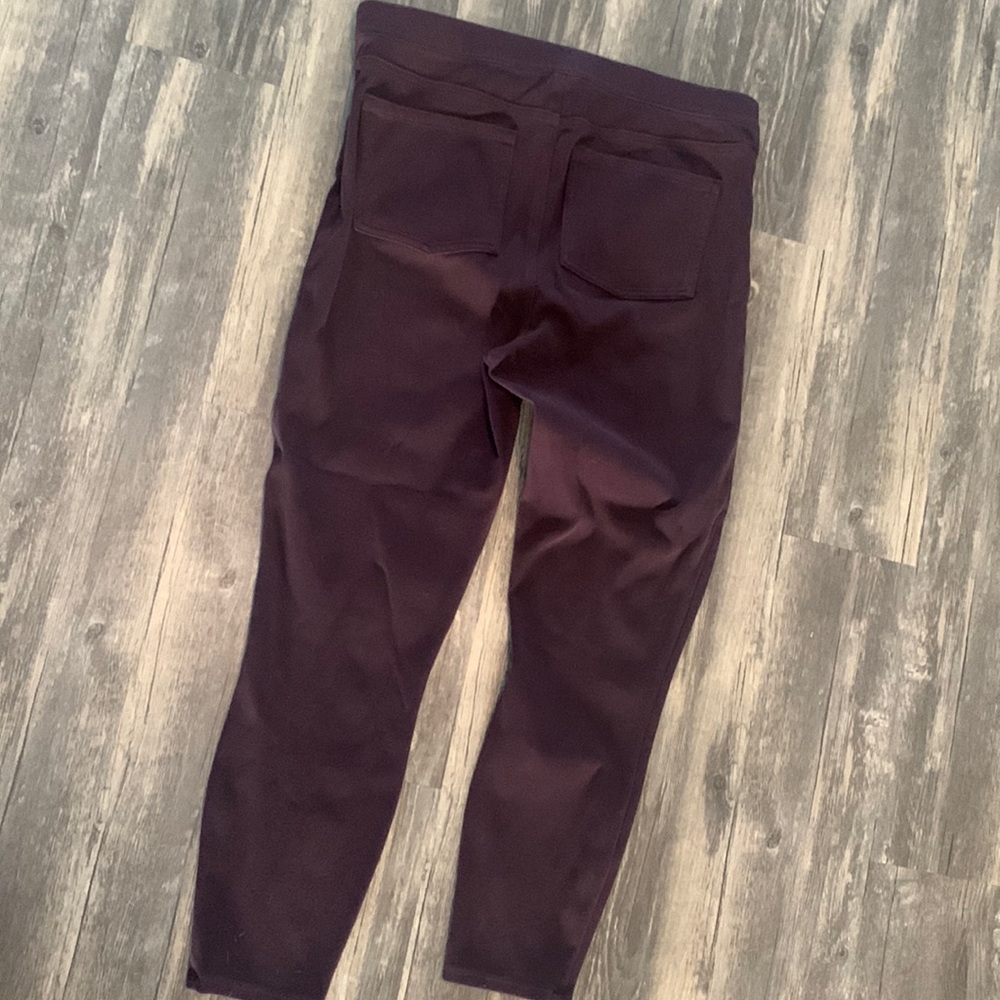 Burgundy Spanx Jeggings